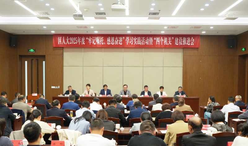 区人大2025年度“牢记嘱托、感恩奋进”学习实践活动暨“四个机关
